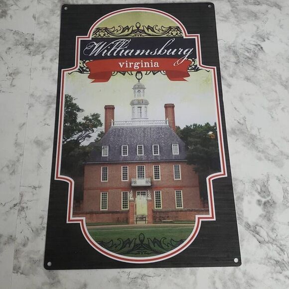 Colonial Williamsburg Tin Picture - Picture 1 of 8